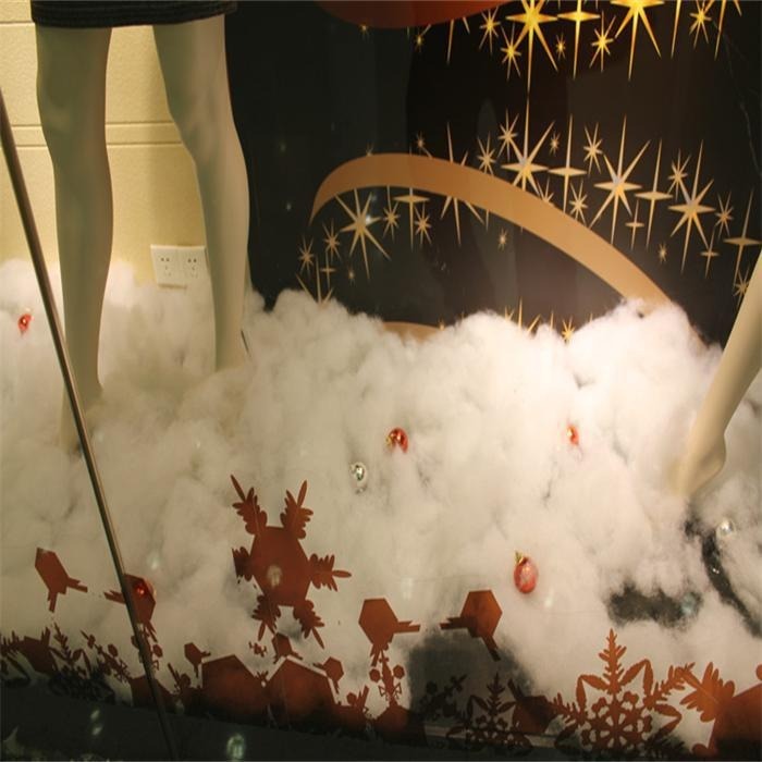 Christmas decorations snow cotton simulation snowflakes Christmas snow snow scene Christmas tree snow scene decoration props