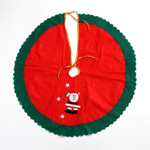 Christmas decoration supplies festive gifts Christmas tree skirt apron 90CM non-woven tree skirt