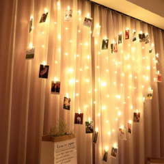 Photo wall decoration led lantern ins room heart shaped curtain light birthday scene layout romantic proposal background love