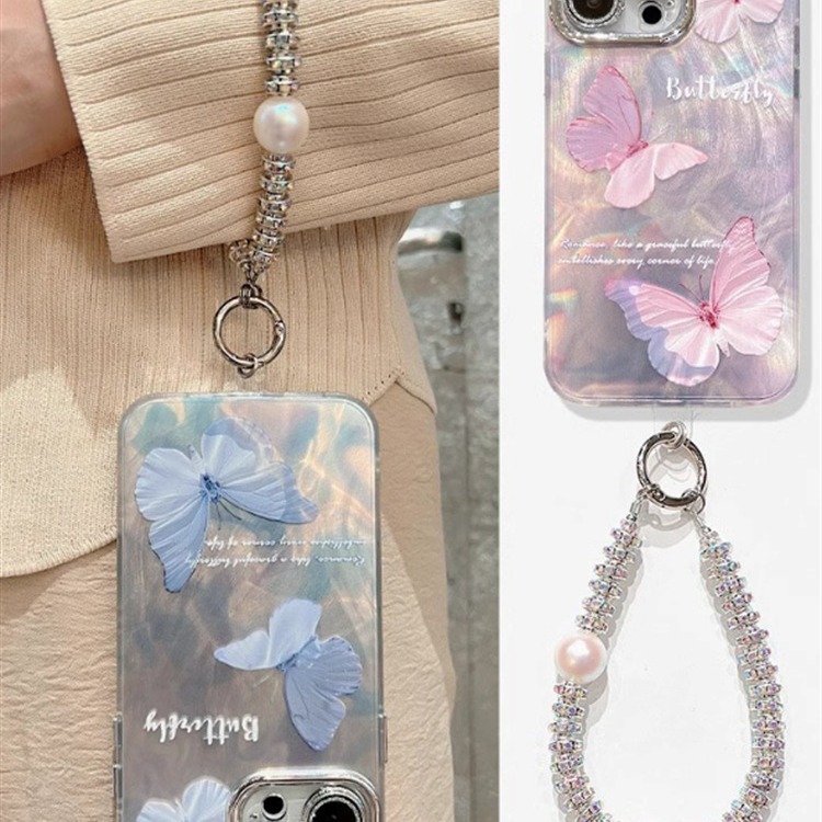 Apple 15promax summer feather yarn 14/15 blooming butterfly iPhone13 full edge 14promax soft shell