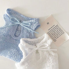 Autumn new product lightweight and breathable pet dog and cat clothes Teddy Bichon Pomeranian cute style vest