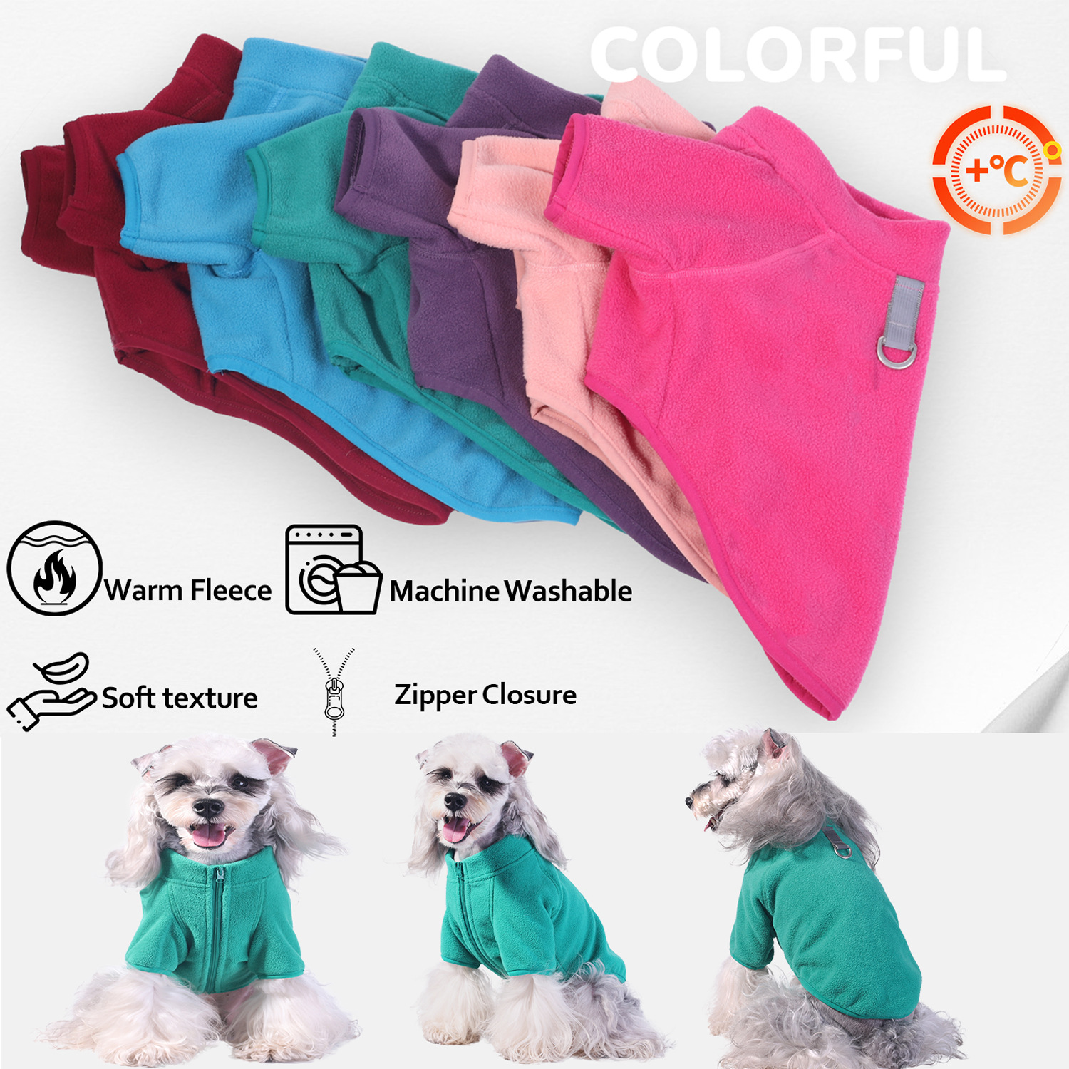 Cross-border new pet clothes for autumn and winter small dogs warm polar fleece clothes can pull two-legged pet clothes