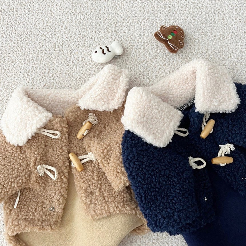 Autumn and winter thickened and warm dog and cat buckle polar fleece coat Teddy Yorkshire Bichon small puppy clothes