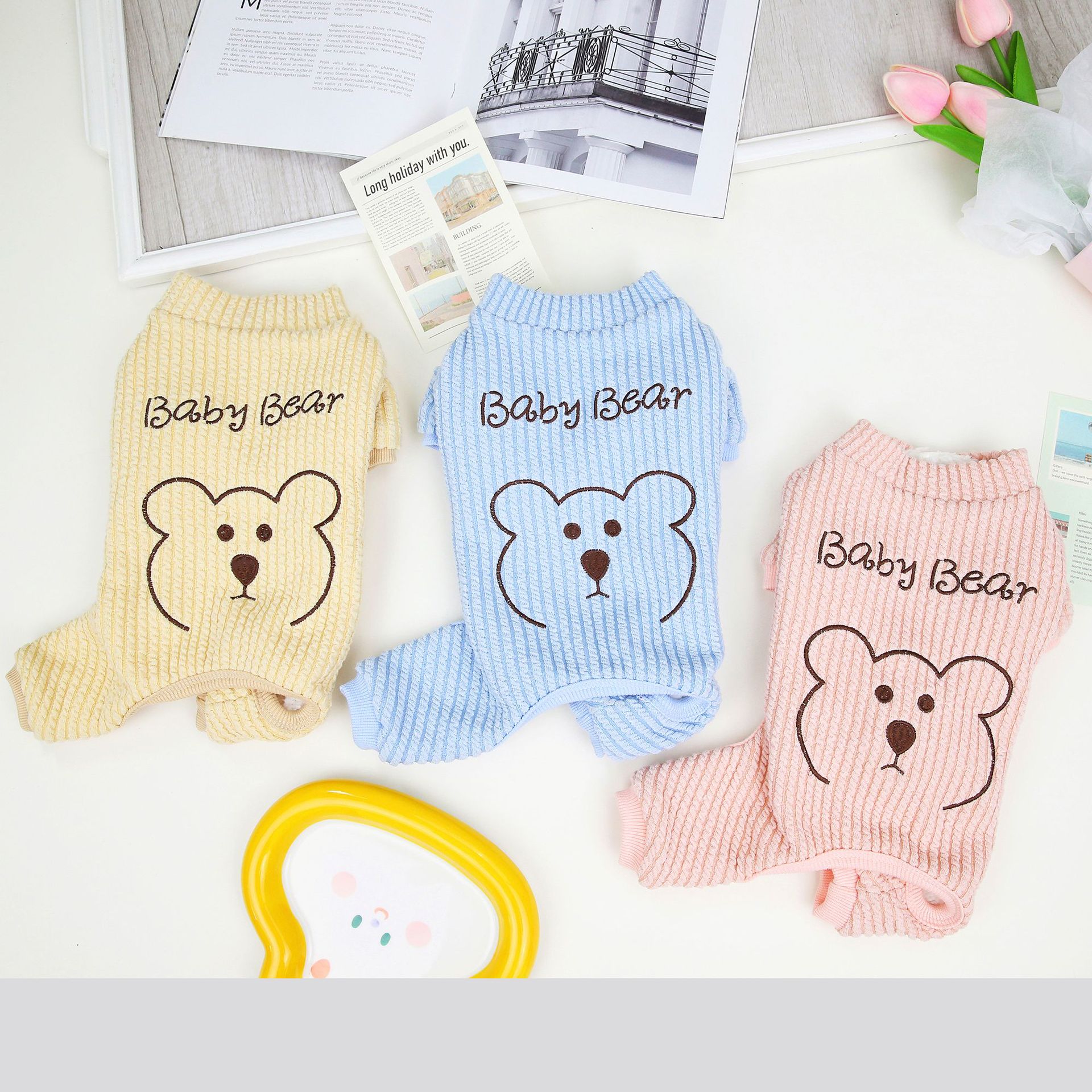 Dog Cotton Clothes Pet Clothes Puppy Clothes Teddy Schnauzer Pet Clothes Wholesale 22 Little Bears