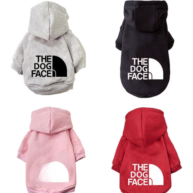 Cross-border large and small dog pet clothing, dog clothes, Dog Face, pet dog, sweatshirt