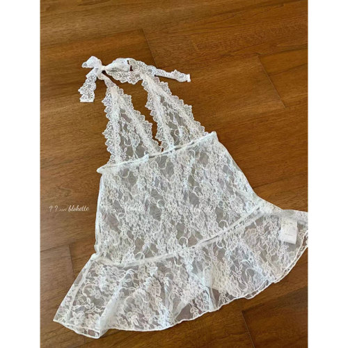 Chenling [Soft touch, non-irritating] Korean-style spaghetti strap tank top women's new lace innerwear short top for girls