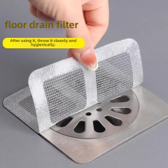 Disposable floor drain gauze paste bathroom bathroom sewer hair filter insect-proof floor drain net floor drain filter