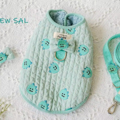 Dog clothes, cotton-padded clothes, thickened and warm Teddy panda, Schnauzer, Pomeranian, small puppy autumn and winter clothes in winter