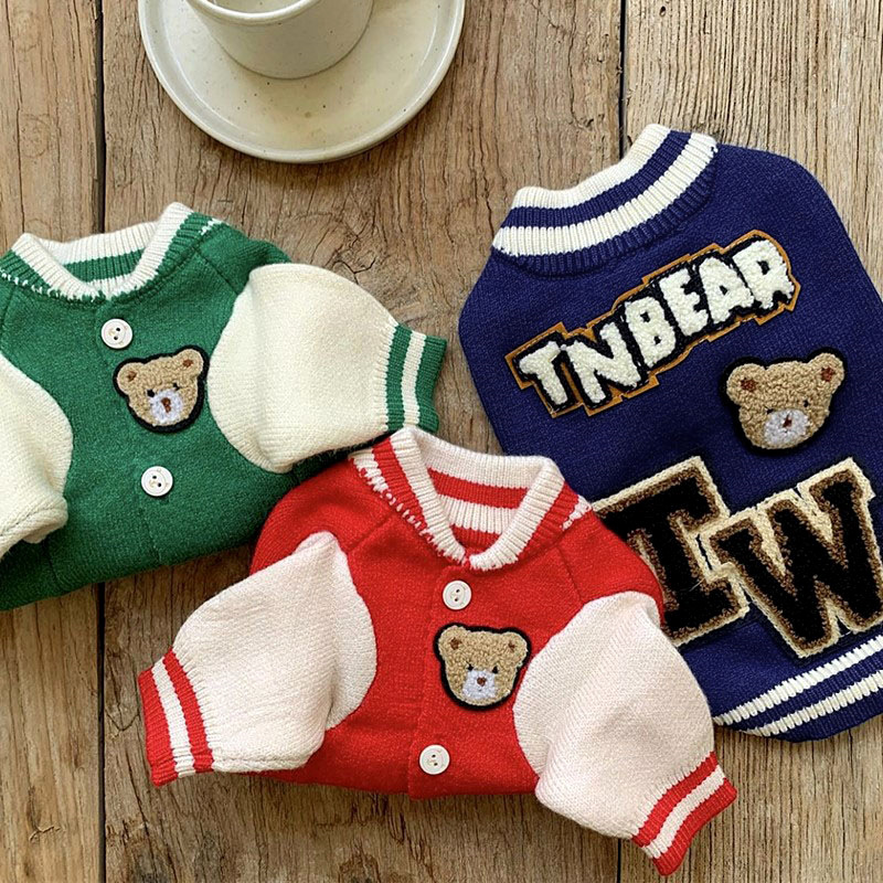 Knitted Sweater Bichon Teddy Cat Pomeranian Schnauzer Small Dog Dog Clothes Autumn and Winter