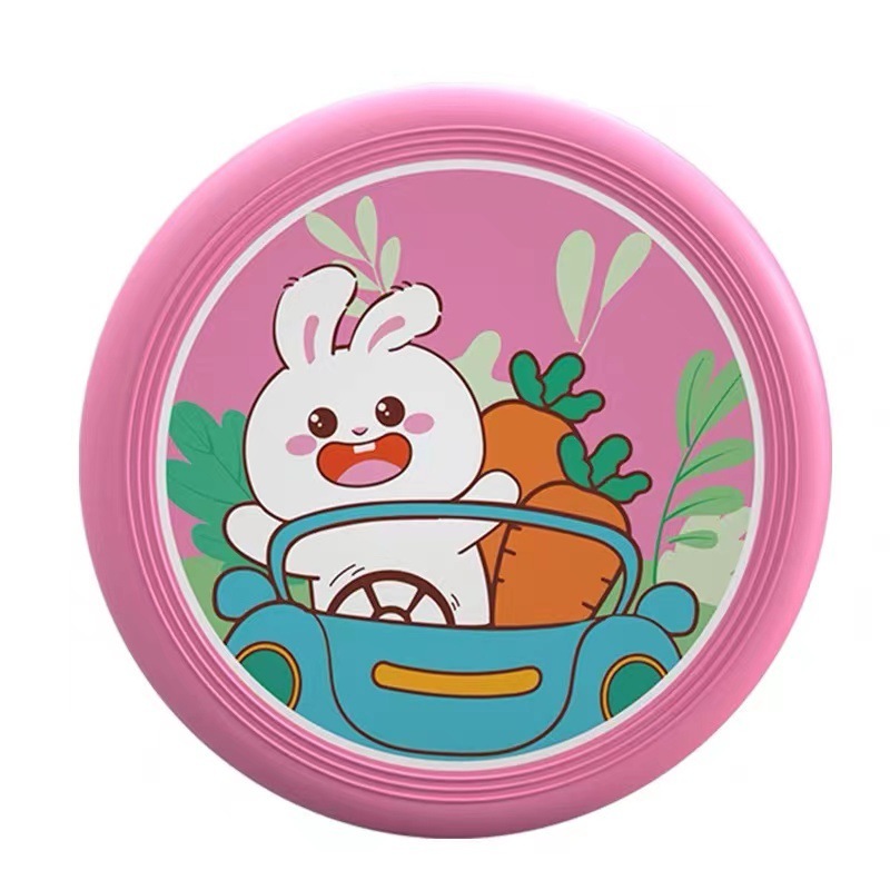Children's soft frisbee flying saucer sports toy outdoor hand-thrown boomerang kindergarten parent-child boys and girls square park