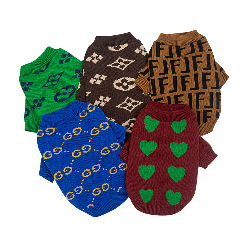 Pet clothing new spring, autumn and winter woolen sweaters dog and cat clothes warm casual clothing manufacturer