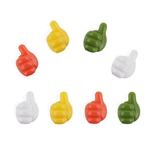 Thumb Hook Hub Creative Cute Data Cable Storage Fixed Cable Manager Desktop Organizer Thumb Sticky Hook
