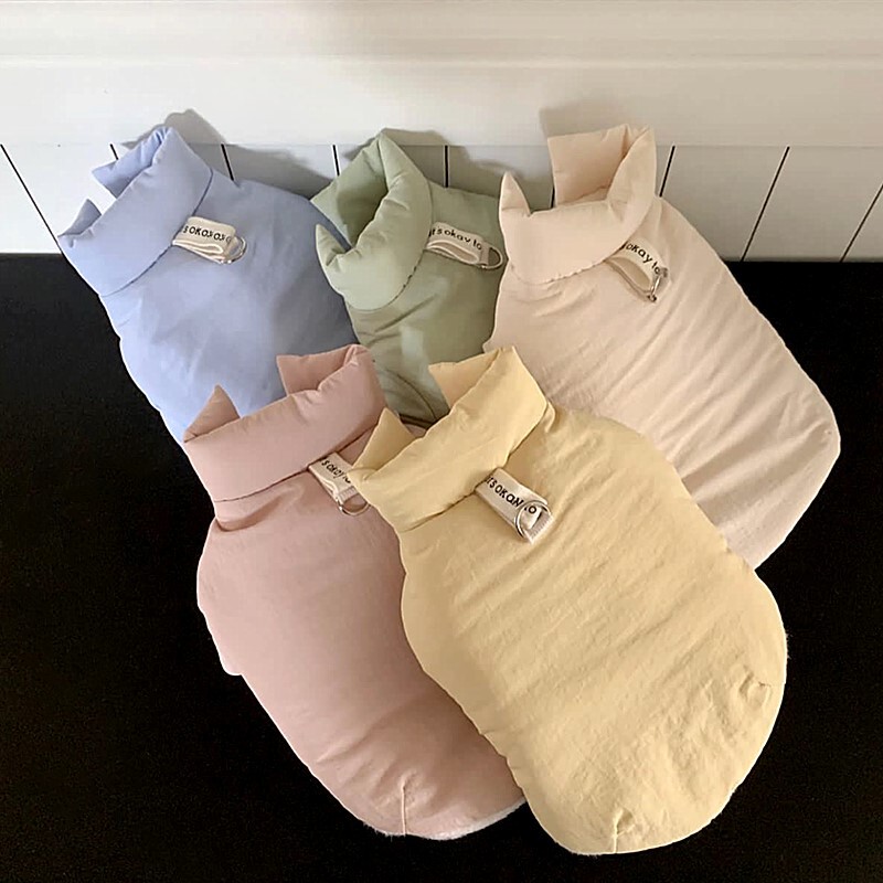 Dog clothes thickened cotton coats to keep cats warm in winter, Teddy Pomeranian, Bichon Frize, Schnauzer, small puppies, autumn and winter clothes