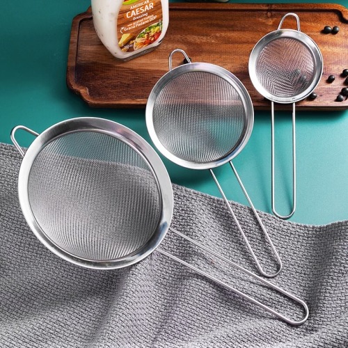 Colander household kitchen filter filter for noodles large stainless steel dumplings juice soy milk filter oil leakage net