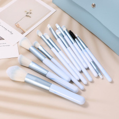 12 pieces of Huayang Qingkong makeup brushes, complete set of loose powder and blush, complete set of super soft beginner eyebrow, eye and lip beauty tools