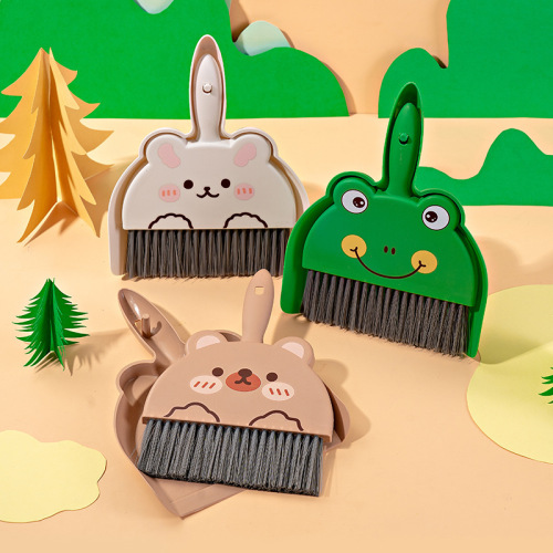 Cartoon Dustpan Broom Dustpan Set Broom Desktop Cleaning Brush Mini Broom Combination Desk Broom