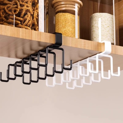 Hole-free home kitchen cup rack storage rack water cup rack cabinet hanger hanging hook organizer storage rack