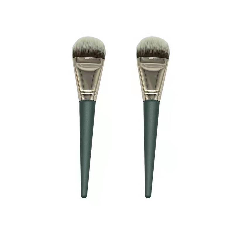 Cangzhou makeup brush tongue-shaped flat head foundation brush does not eat powder traceless liquid foundation beauty tool brush spot wholesale