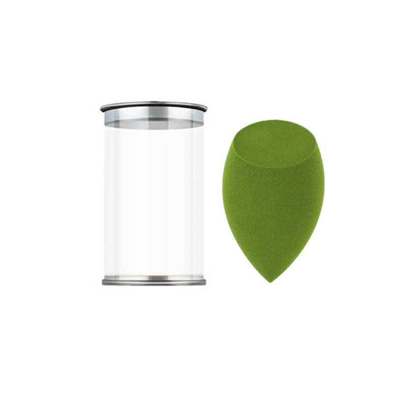 Factory direct sales beauty egg wholesale independent packaging water drop oblique cut dry and wet powder puff gourd makeup egg powder