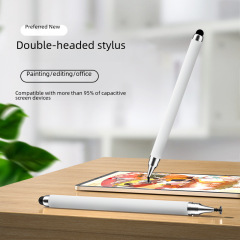 Double-head capacitive pen disc silicone head dual-purpose stylus video editing painting office retouching mobile phone tablet pen
