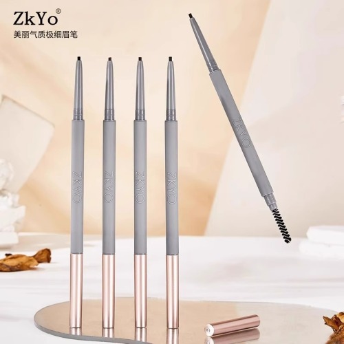 Eyebrow pencil is waterproof, non-fading, non-fading, fine tip, ultra-fine, popular for beginners, lazy eyebrow pencil, long-lasting, ultra-fine, natural black