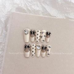 Handmade armor with a gentle autumn and winter atmosphere. Rich girl’s niche style French bow is a cross-border hot item.