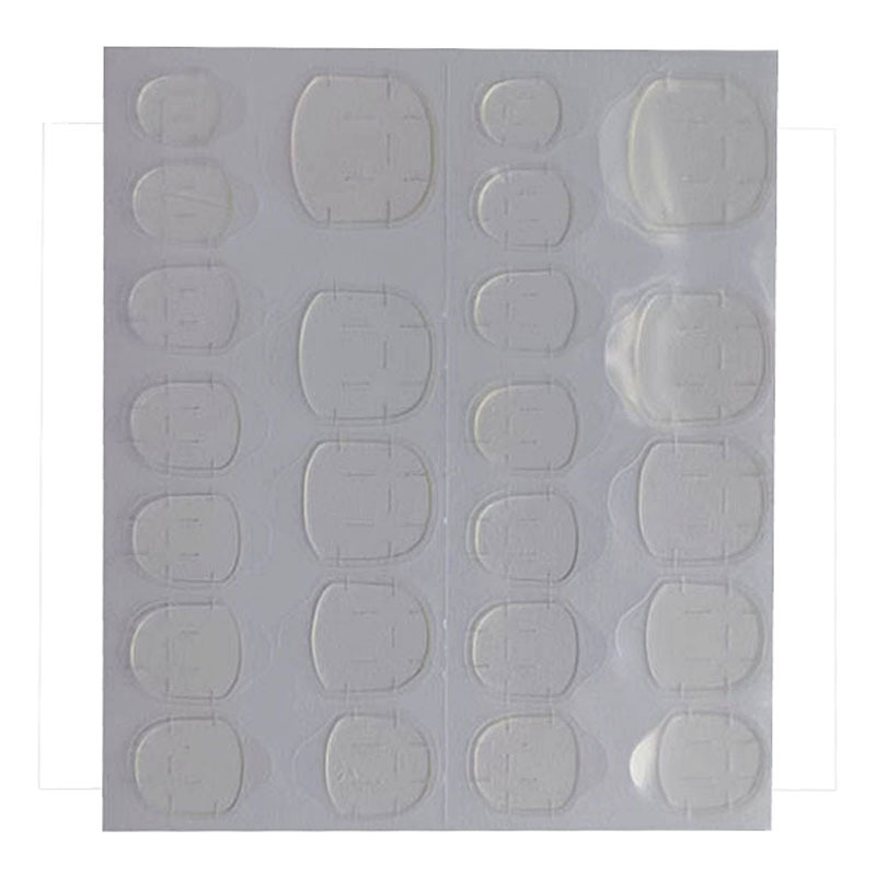 Ultra-thin manicure jelly glue wholesale powder yellow glue waterproof nail sheet double-sided tape high viscosity wearing nail tool jelly glue
