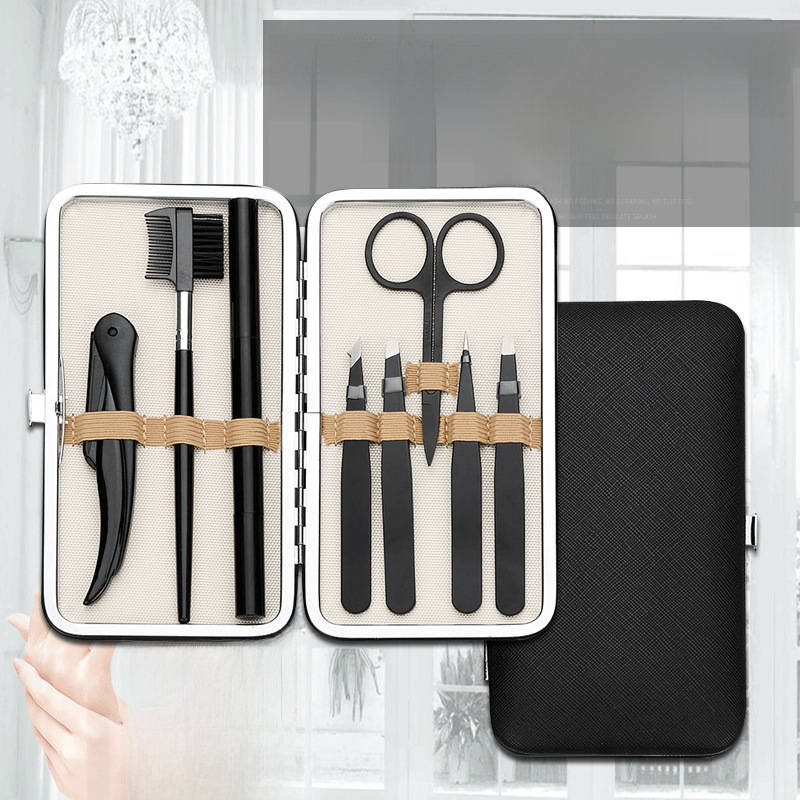 Manufacturer Eyebrow Trimmer Clip Set Eyebrow Shaving Blade Beauty Tools Makeup Shaving Blade Eyebrow Cutter Tweezers Wholesale