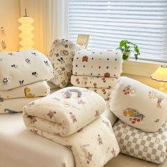 Soy fiber quilt spring and autumn quilt core thickened winter quilt quilt air-conditioned quilt student single dormitory quilt autumn and winter