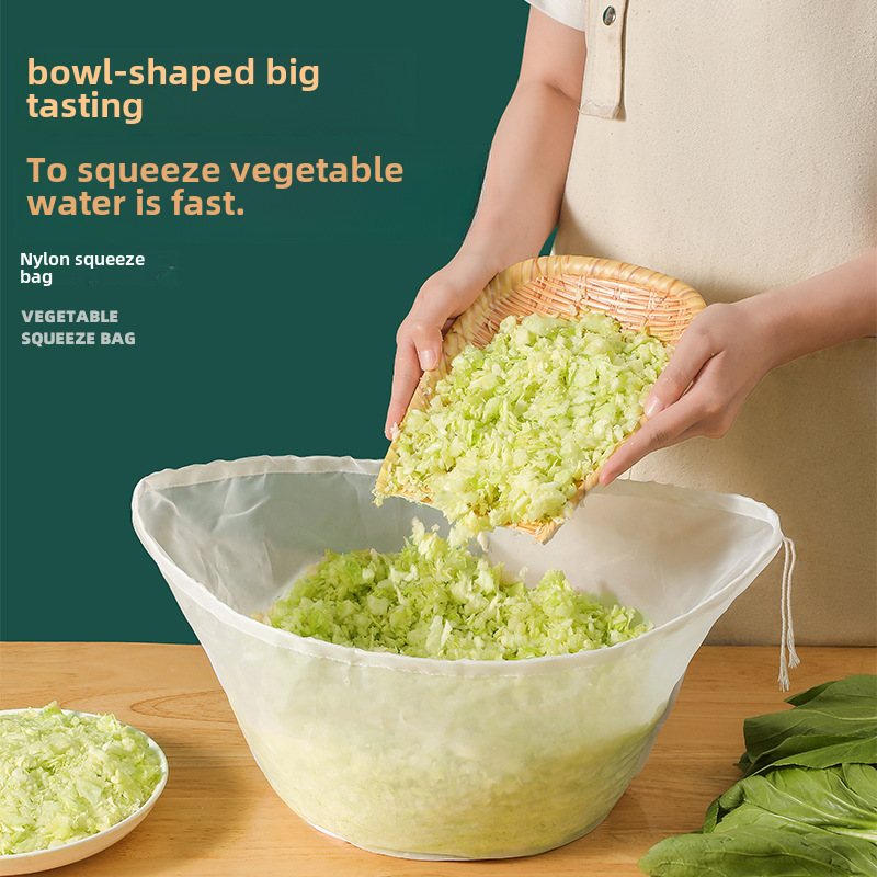 Dumpling stuffing squeezer vegetable stuffing squeeze bag household cabbage drain bag soy milk filter bag dehydrator vegetable strainer