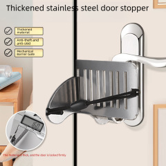 Door stopper hotel portable door stop girls safety top door anti-wolf blocking door anti-theft anti-theft home door stopper for living alone
