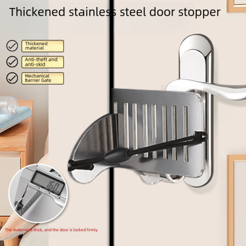 Door stopper hotel portable door stop girls safety top door anti-wolf blocking door anti-theft anti-theft home door stopper for living alone