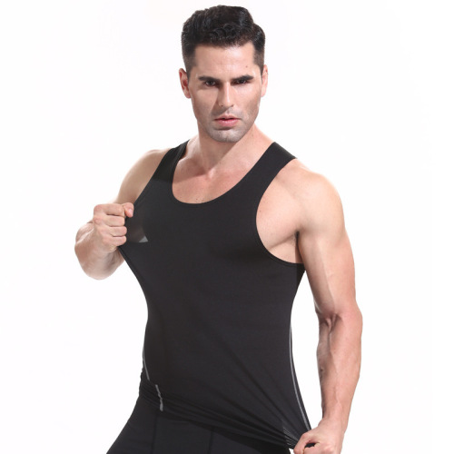 New quick-drying sports tights vest men's basketball training running elastic quick-drying summer fitness vest