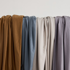 Autumn and winter 100-count long-staple cotton brushed sheets single piece pure cotton thickened soft naked sleeping sheets simple solid color