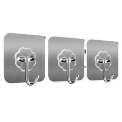 Super sticky thick hooks with strong adhesive wall hangings, load-bearing kitchen hooks, no need to punch holes behind the door, sticky hooks