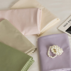 100 count Xinjiang long-staple cotton single pillowcase 100s pure cotton solid color single product simple single pure cotton pillowcase