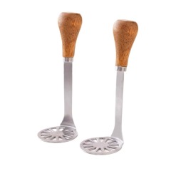 Japanese mashed potato press stainless steel egg crushing artifact household baby baby food supplement tool
