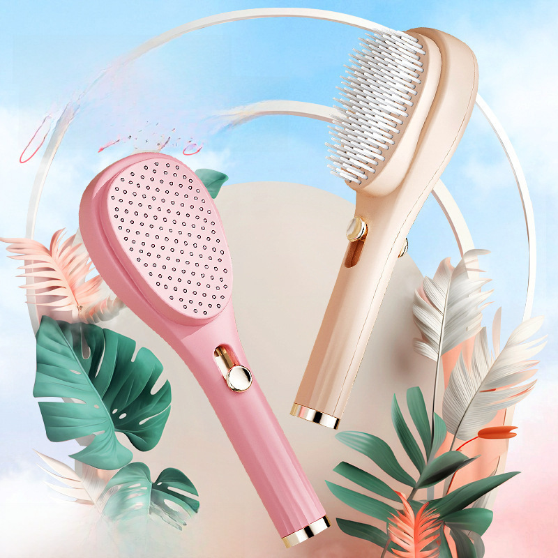 Telescopic comb magic comb for household scalp cleaning, anti-static portable fluffy scalp massage comb