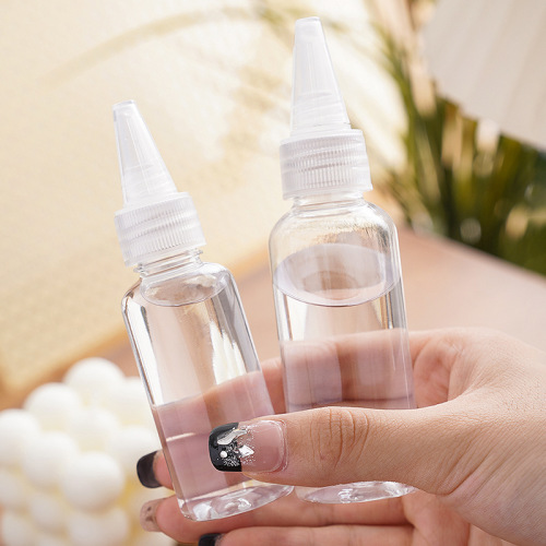 Transparent pointed bottle squeeze bottle plastic drop bottle small empty bottle glue soft plastic bottle lotion bottle pigment bottle