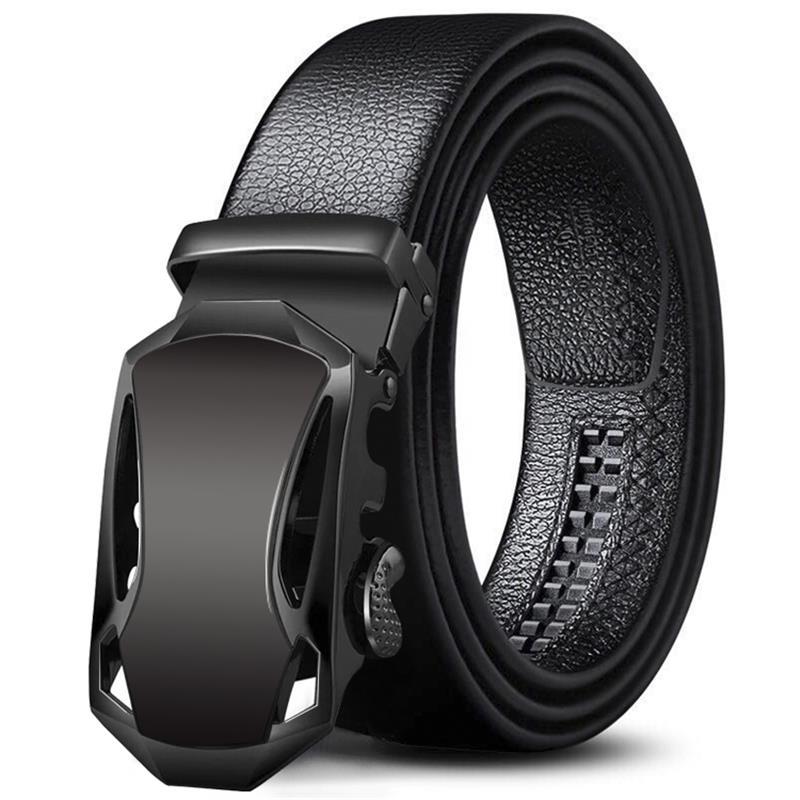 A large number of hot-selling black sports car automatic buckle men's belts, edged belts, headlines on Douyin
