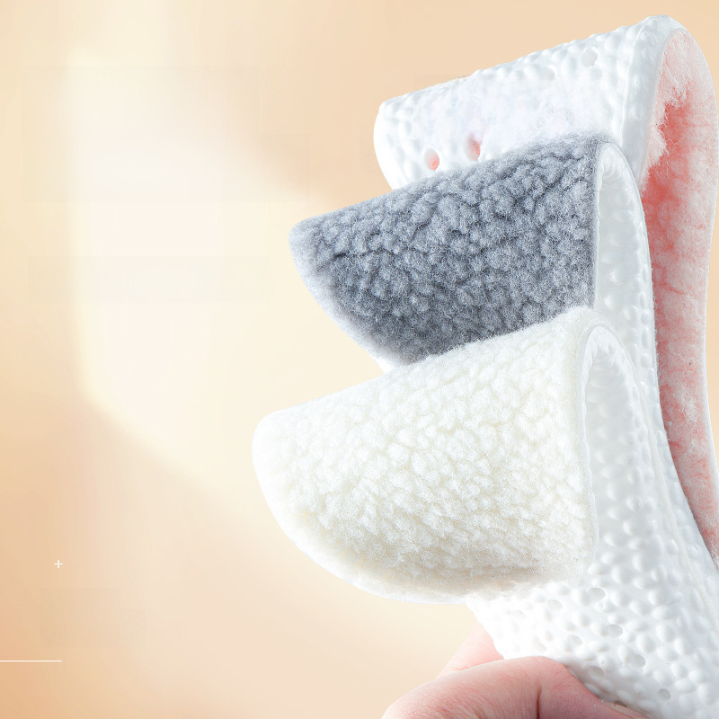 Autumn and winter thickened velvet, warm, sweat-absorbent, breathable, ultra-soft sole that feels like shit, highly elastic and comfortable, cold-proof plush pad for men and women