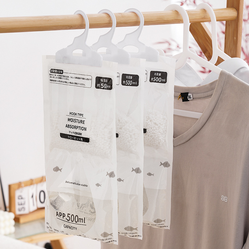 Dehumidification bag desiccant moisture-proof and mildew-proof moisture-absorbent bag dormitory student hanging wardrobe water-absorbent home indoor