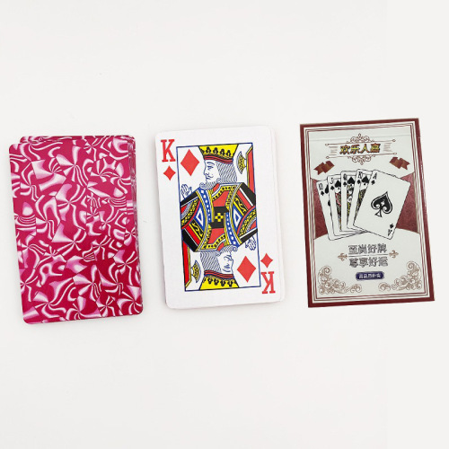 Poker playing cards blue core paper simple chess and card room club party board game Landlord game props playing cards