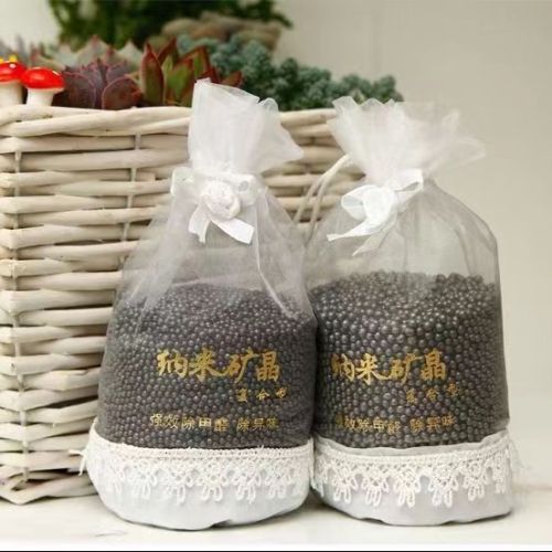 Car deodorization and formaldehyde removal car bamboo charcoal bag nano mineral crystal activated carbon bag air purification deodorant for indoor use