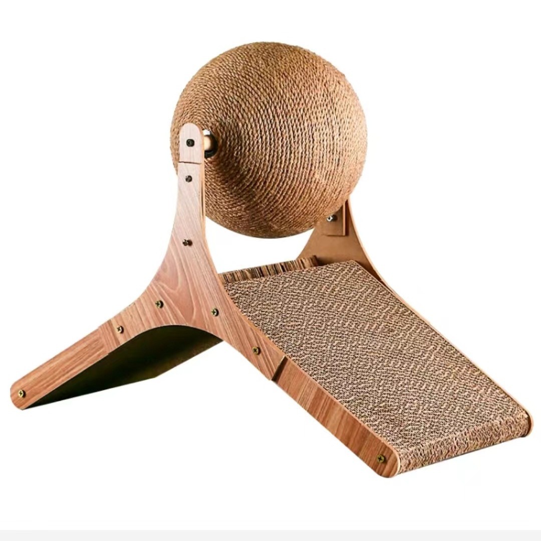 Ferris wheel cat scratching board, vertical cat scratching ball, wear-resistant and non-shedding, extra large claw grinder, self-pleasure and boredom relief cat toy