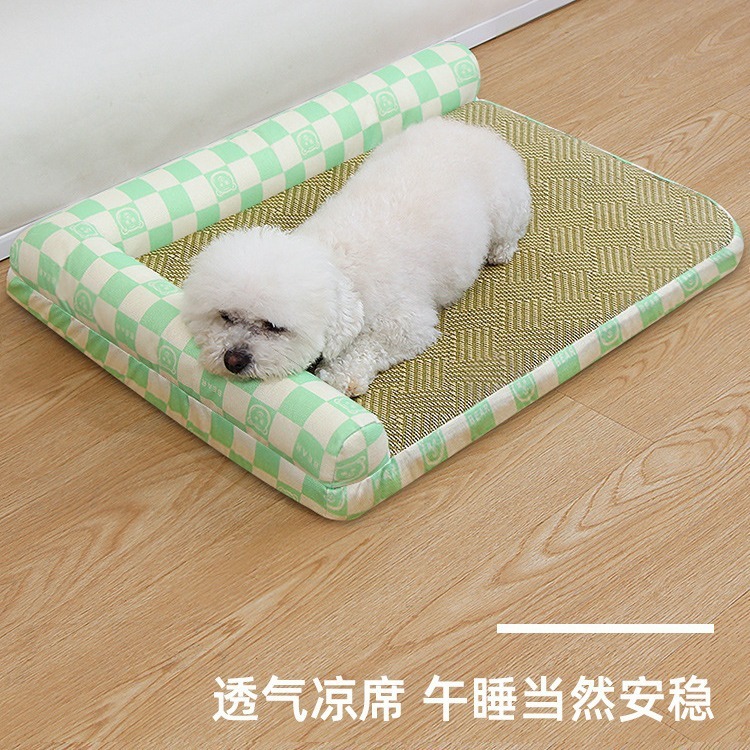Dog kennel, removable and washable sleeping mat, cat kennel, summer mat den, large, medium and small dog bed, pet mattress