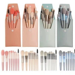 High-quality 8-piece makeup brush set, portable concealer powder brush set, soft-bristled beauty makeup eye shadow tool makeup