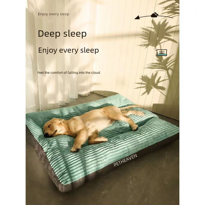 Factory direct supply of extra large kennel dog mat, thickened and warm in winter, removable and washable kennel pet supplies wholesale