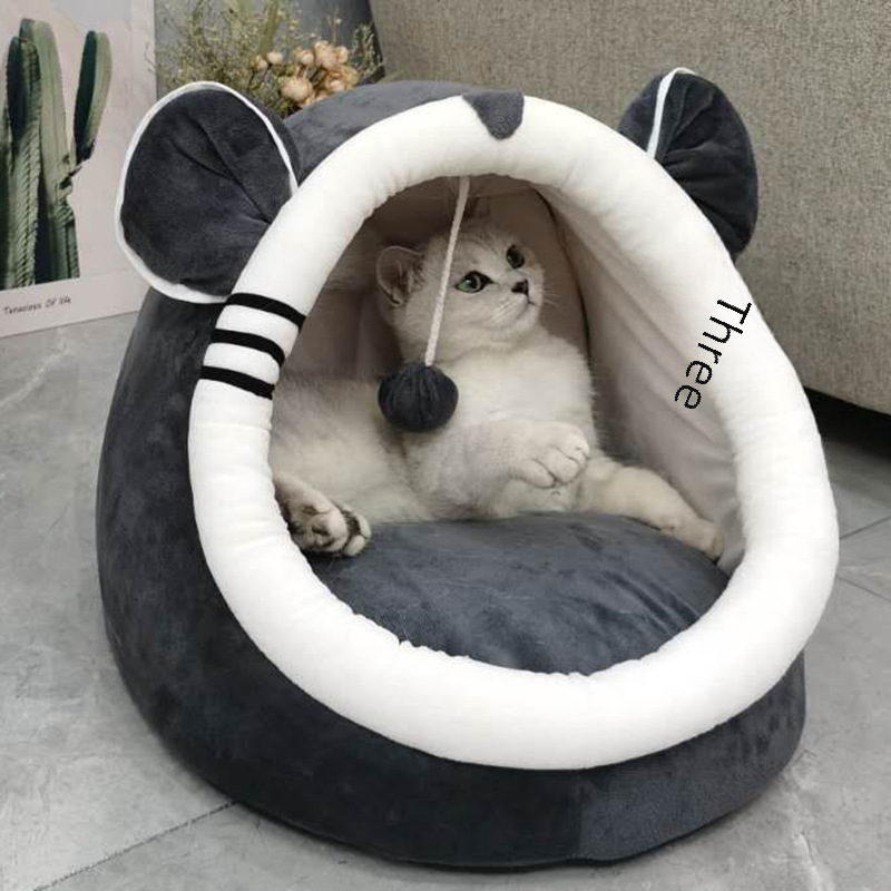 New hot-selling cat nests for four seasons, autumn and winter pet supplies, winter Internet celebrity cat nests and dog kennels, removable and washable cat nests