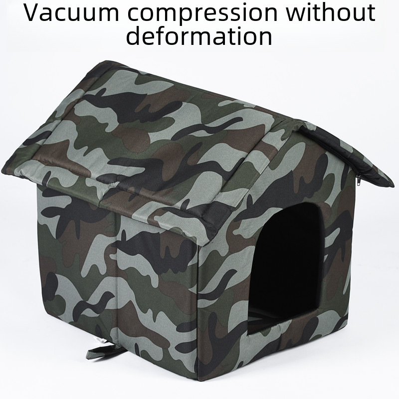 Outdoor waterproof cat nest, pet nest, dog bed, pet bed, stray cat removable and washable dog nest, pet cross-border supplies